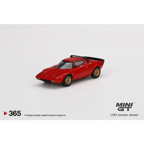 Minigt - 1:64 Lancia Stratos Hf Stradale 1976, Red - Mini Gt