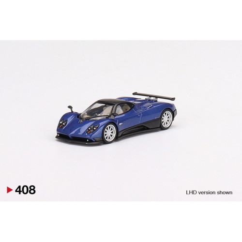 Minigt - 1:64 Pagani Zonda F, Blue Argentina - Mini Gt