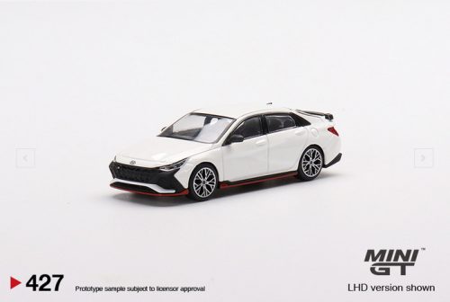 Minigt - 1:64 Hyundai Elantra N Ceramic White 2021  - MINI GT 