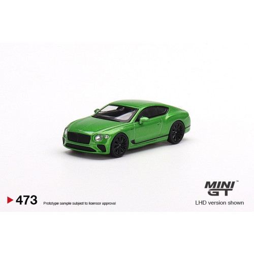 Minigt - 1:64 Bentley Continental Gt Speed 2002, Apple Green - Mini Gt