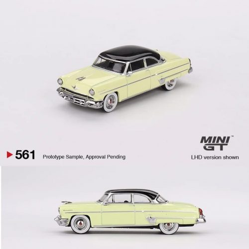 Minigt - 1:64 Lincoln Capri 1954 Premiere Yellow (LHD) - MINI GT