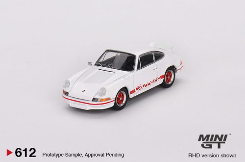 Minigt - Porsche 911 (901)Carrera Rs 2.7 Grand Prix White With Red Livery 1973