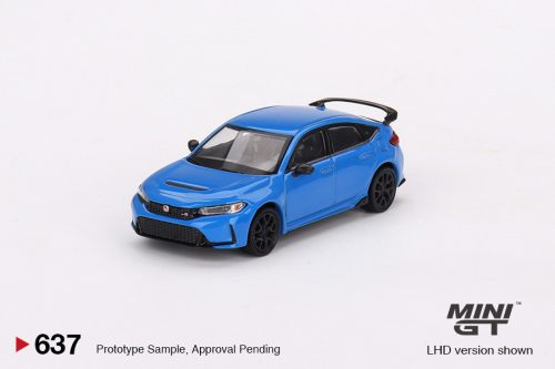 Minigt - 1:64 Honda Civic Type R Boost 2023, Blue Pearl - MINI GT