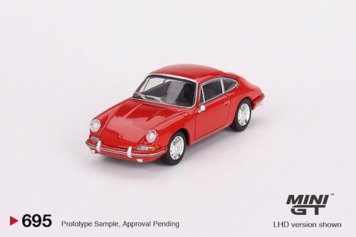 Minigt - 1:64 Porsche 901 1963 Signal Red (LHD) - MINI GT