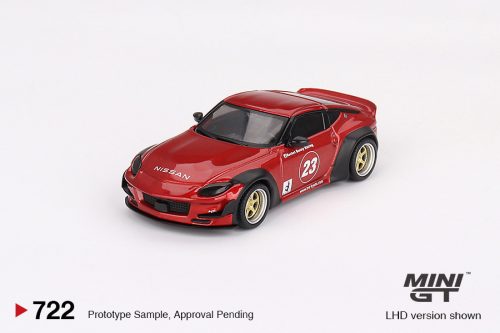 Minigt - 1:64 Nissan Z400 Pandem Passion Red 2023 (LHD) - MINI GT