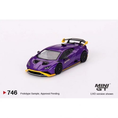 Minigt - 1:64 Lamborghini Huracan STO Viola Pasifae 2023 (LHD) - MINI GT