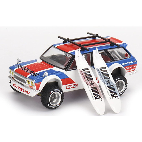 Minigt - 1:64 Datsun Kaido 510 Wagon Kaido Gt Surf Safari Rs (Rhd) - Mini Gt