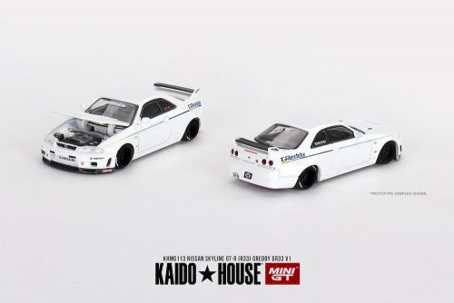 Minigt - 1:64 Nissan Skyline GT-R (R33) Greddy GR33 V1  1995 - MINI GT