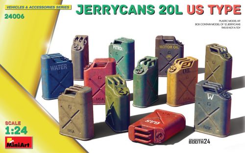 MiniArt - 1/24 Jerrycans  20L US type