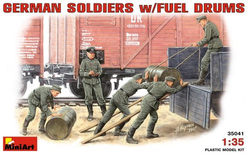 MiniArt - German Soldiers with Fuel Drums