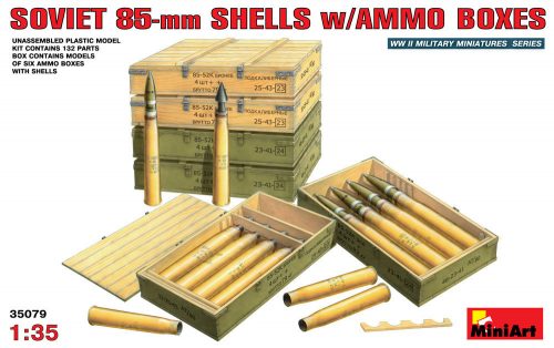 MiniArt - Soviet 85-mm Shells with Ammo Boxes