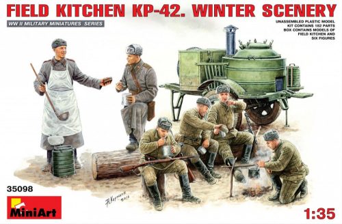 MiniArt - Field Kitchen KP-42 Winter Scenery