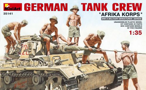 MiniArt - German Tank Crew ”Afrika Korps”