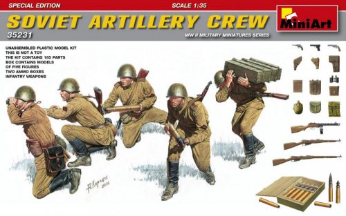 MiniArt - Soviet Artillery Crew.Special Edition