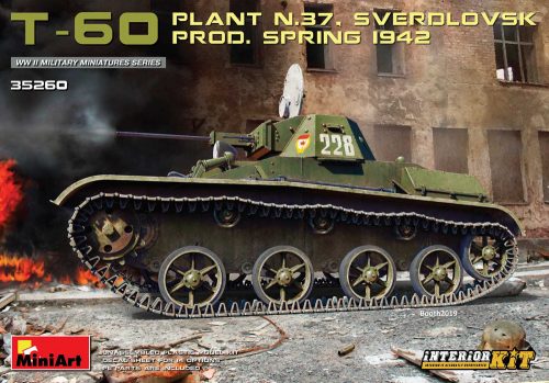 Miniart - T-60 Plant No. 37 Sverdlovsk Prod. Spring 1942 Interior Kit