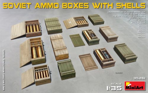 Miniart - Soviet Ammo Boxes w/Shells