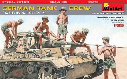 Miniart - German Tank Crew Afrika Korps Special Edition