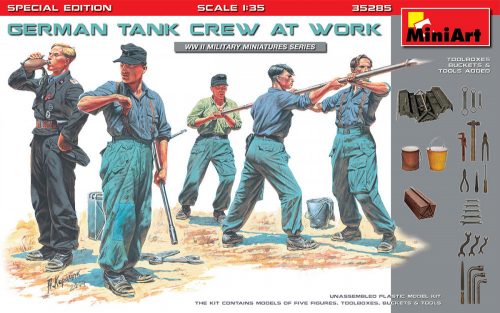 Miniart - German Tank Crew at Work Special Edition