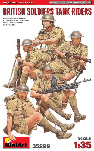 Miniart - British Soldiers Tank Riders. Special Edition