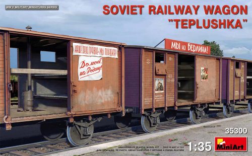 Miniart - Soviet Railway Wagon "Teplushka"