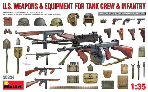 Miniart - U.S. Weapons & Equipment for Tank Crew & Infantry