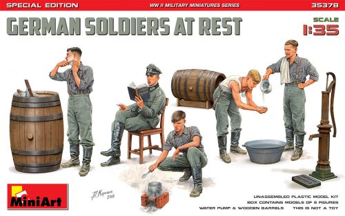 MiniArt - German Soldiers At Rest. Special Edition