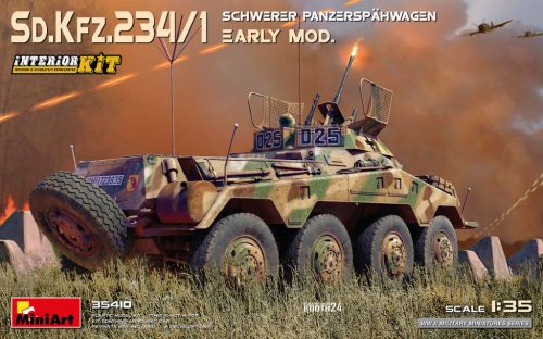 MiniArt - 1/35 Sd.Kfz.234/1 Schwerer Panzerspähwagen. EARLY MOD. INTERIOR KIT