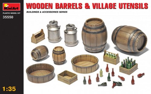 MiniArt - Wooden Barrels & Village Utensils