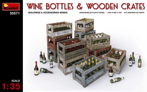 MiniArt - Wine Bottles & Wooden Crates