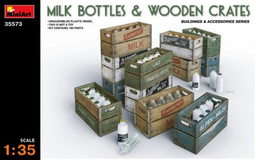 MiniArt - Milk Bottles & Wooden Crates