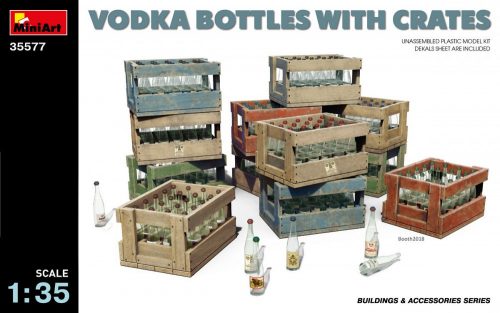 Miniart - Vodka Bottles with Crates