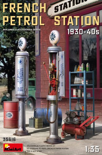 Miniart - French Petrol Station 1930-40S