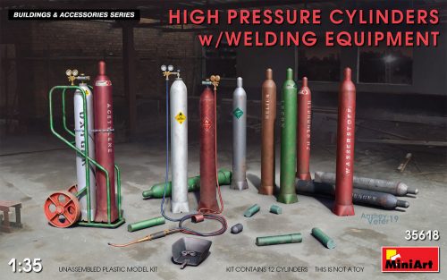 Miniart - High Pressure Cylinders W/Welding Equipment