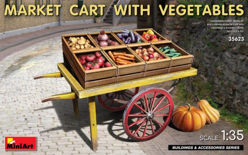 Miniart - Market Cart With Vegetables