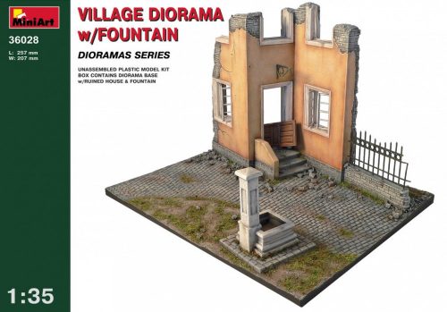 MiniArt - Village Diorama w/Fountain