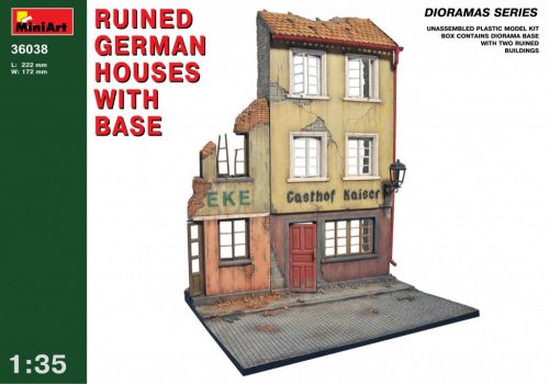 MiniArt - Ruined German Houses w/ Base