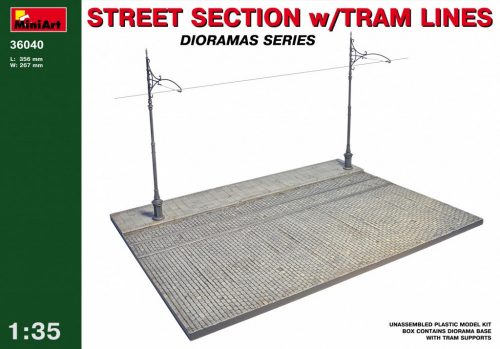 MiniArt - Street Section w/Tram Line