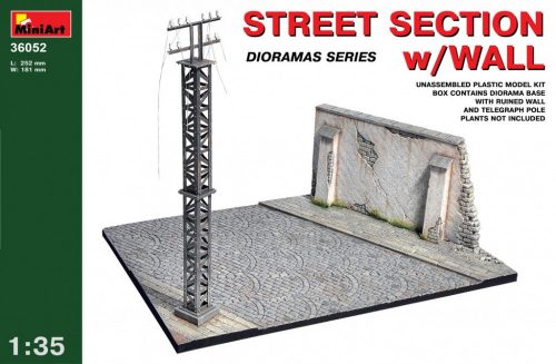 MiniArt - Street section w/Wall