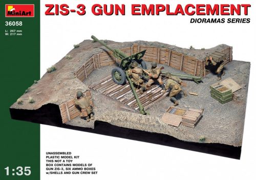 MiniArt - ZIS-3 Gun Emplacement