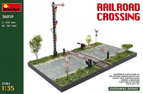 Miniart - Railroad Crossing