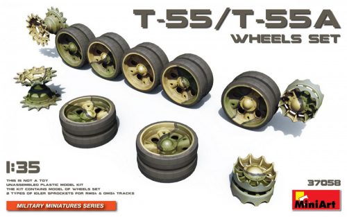 Miniart - T-55/T-55A Wheels Set