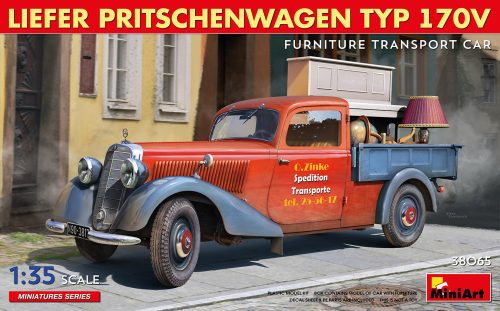 MiniArt - Liefer Pritschenwagen Typ 170V Furniture Transport Car