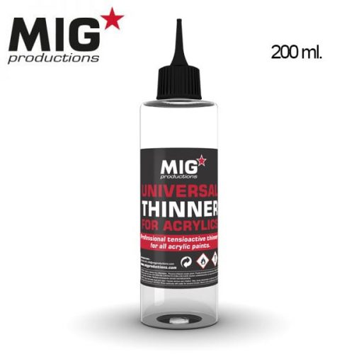 Mig Productions - Universal Thinner For Acrylics 200Ml