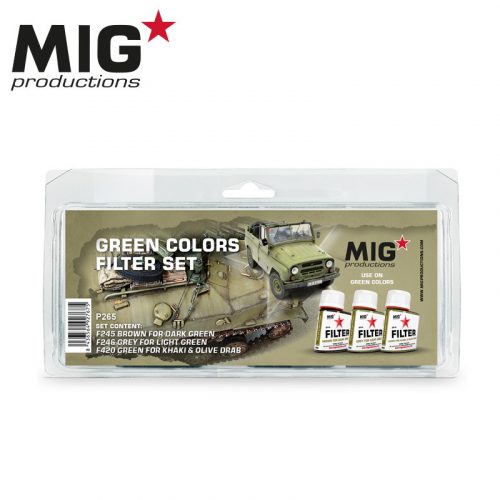 Mig Productions - Green Colors Filter Set