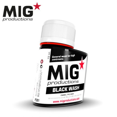 Mig Productions - Black Wash 75Ml