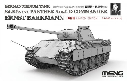 Meng Model - German Medium Tank Sd.Kfz.171 Commander Ernst Barkmann