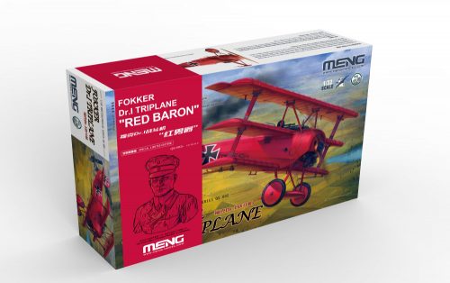 Meng Model - Fokker Dr.I Triplane "Red Baron" (incl. one QS-002kit and one 1/10 resin bust)