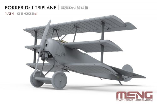 Meng Model - Fokker Dr.I Triplane & Blue Max Medal (Limited Edition, incl. one collection-class replica of the Blue Max)