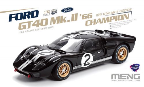 Meng Model - Ford GT40 Mk.II '66 Champion (Pre-colored Edition)