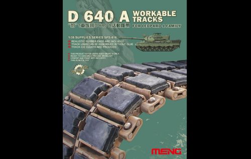 Meng Model - D640 A Workable Tracks For Leopard 1 Family